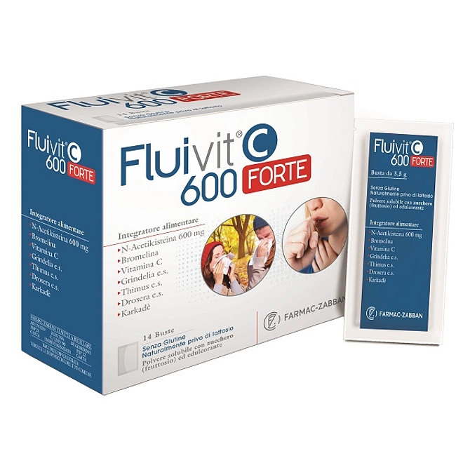 Fluivit C 600 Forte 14 Bustine