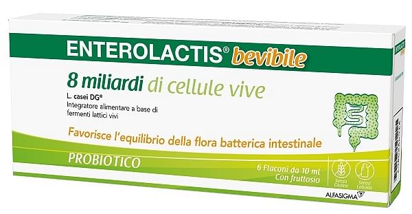 Enterolactis Bevibile 6 Flaconcini X 10 Ml