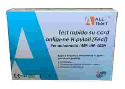 TEST RAPIDO AUTODIAGNOSTICO SU CARD ANTIGENE HELICOBACTER PYLORI NELLE FECI