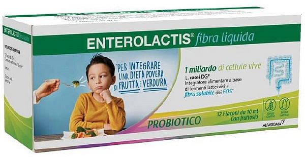 Enterolactis Fibra Liquida 12 Flaconcini X 10 Ml