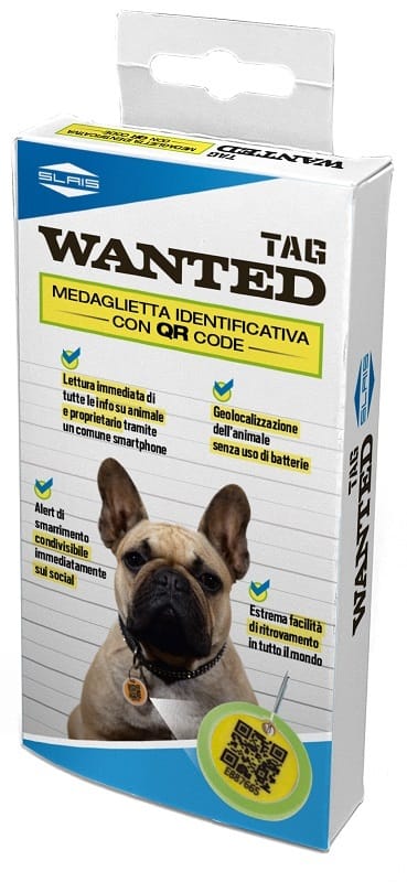 WANTED TAG MEDAGLIETTA ID QR CODE