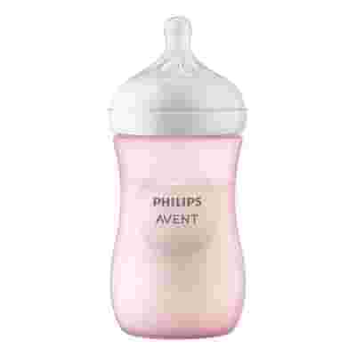 AVENT BIBERON NATURAL RESPONSE DA 260ML ROSA TETTARELLA FLUSSO 3