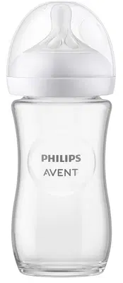 AVENT BIBERON NATURAL RESPONSE IN VETRO DA 240ML TETTARELLA FLUSSO 3 AVENT BIBERON NATURAL RESPONSE IN VETRO DA 240ML TETTARELLA FLUSSO 3