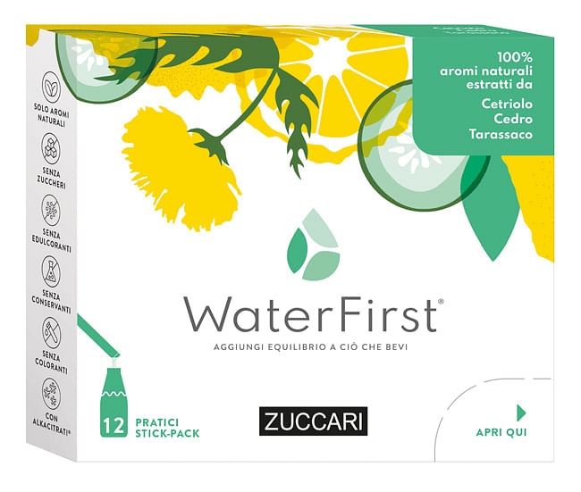 Water First Cetriolo Cedro Tarassaco 12 Stick Pack