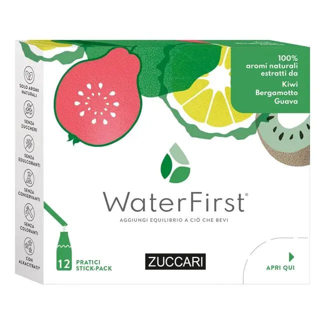 WATER FIRST KIWI-BERGAMOTTO-GUAVA 12 STICK PACK