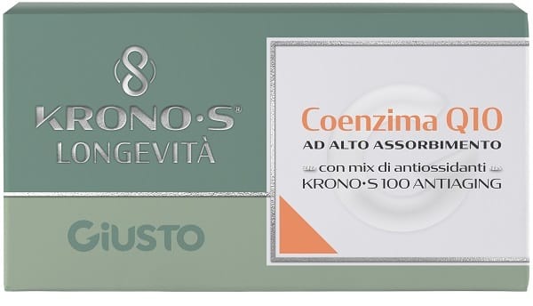 Giusto Coenzima Q10 Kronos Ad Alto Assorbimento 20 Compresse