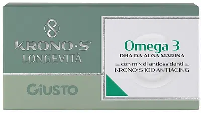 GIUSTO OMEGA 3 KRONOS DHA DA ALGA MARINA VEG 10 BUSTINE GIUSTO OMEGA 3 KRONOS DHA DA ALGA MARINA VEG 10 BUSTINE