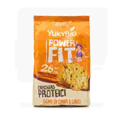 YUKYBIO CRACKERS PROTEICI SEMI CHIA E SEMI LINO 200 G