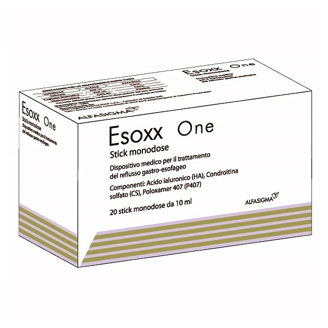 Esoxx One Dispositivo Medico Per Il Controllo Del Reflusso Gastro Esofageo 20 Bustine X 10 Ml