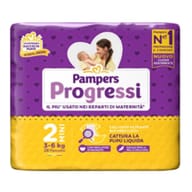 PAMPERS PROGRESSI MINI 3-6 KG 28 PEZZI