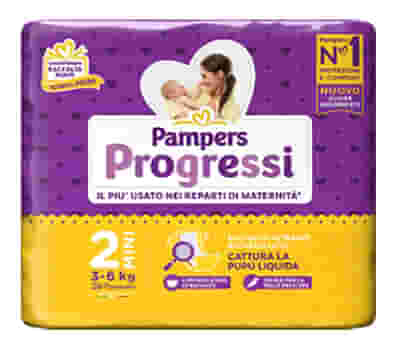 PAMPERS PROGRESSI MINI 28 PEZZI