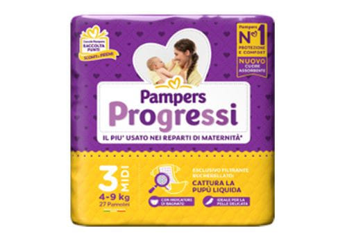PAMPERS PROGRESSI MIDI 27 PEZZI