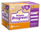 PAMPERS QUADRI PROGRESSI XL 68 PEZZI