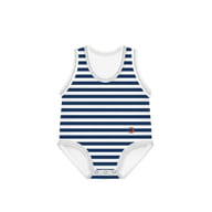 J BIMBI BODY 0-36M BIO COTTON SUMMER RIGHE BLU SCURO-BIANCO