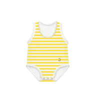 J BIMBI BODY 0-36M BIO COTTON SUMMER RIGHE GIALLO-BIANCO