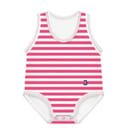 J BIMBI BODY 0-36M BIO COTTON SUMMER RIGHE FUCSIA-BIANCO