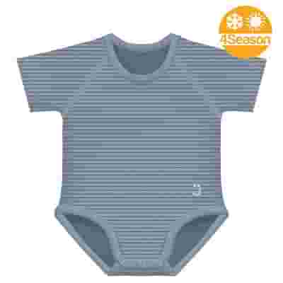 J BIMBI BODY 0-36M BIO COTTON 4SEASON RIGHE BLU