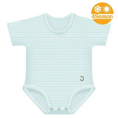 J BIMBI BODY 0-36M BIO COTTON 4SEASON RIGHE VERDE ACQUA J BIMBI BODY 0-36M BIO COTTON 4SEASON RIGHE VERDE ACQUA