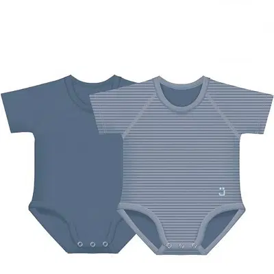 J BIMBI BODY 0-36M BIO COTTON 4SEASON 2-PACK BLU J BIMBI BODY 0-36M BIO COTTON 4SEASON 2-PACK BLU