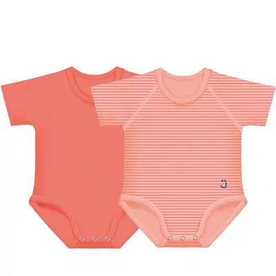 J BIMBI BODY 0-36M BIO COTTON 4SEASON 2-PACK CORALLO J BIMBI BODY 0-36M BIO COTTON 4SEASON 2-PACK CORALLO