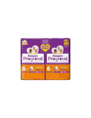 PAMPERS PROGRESSI PANNOLINO EXTRALARGE PACCO DOPPIO 34 PEZZI