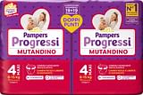 PAMPERS PROGRESSI MUTANDINO MAXI PACCO DOPPIO 38 PEZZI
