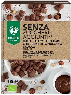 PROBIOS MAGIC PILLOW EXTRA DARK SENZA ZUCCHERI AGGIUNTI 150 G PROBIOS MAGIC PILLOW EXTRA DARK SENZA ZUCCHERI AGGIUNTI 150 G