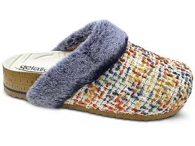 PLANTARE INDOSSABILE PUNTA CHIUSA WOODSTOCK SOFT FURRY MULTI BLU 37/38 PLANTARE INDOSSABILE PUNTA CHIUSA WOODSTOCK SOFT FURRY MULTI BLU 37/38