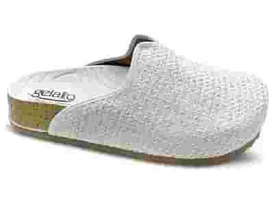 PLANTARE INDOSSABILE PUNTA CHIUSA WOODSTOCK SOFT TWEED BIANCO 35/36
