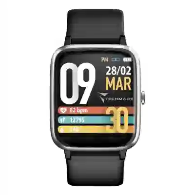 TECHMADE MOVE SMARTWATCH BLACK SILVER