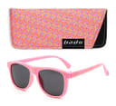 BADS OCCHIALI DA SOLE PROTETTIVI IN SILICONE PER BAMBINI ETA' 2-5 ROSA