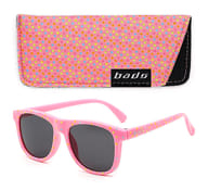 BADS OCCHIALI DA SOLE PROTETTIVI IN SILICONE PER BAMBINI ETA' 2-5 ROSA
