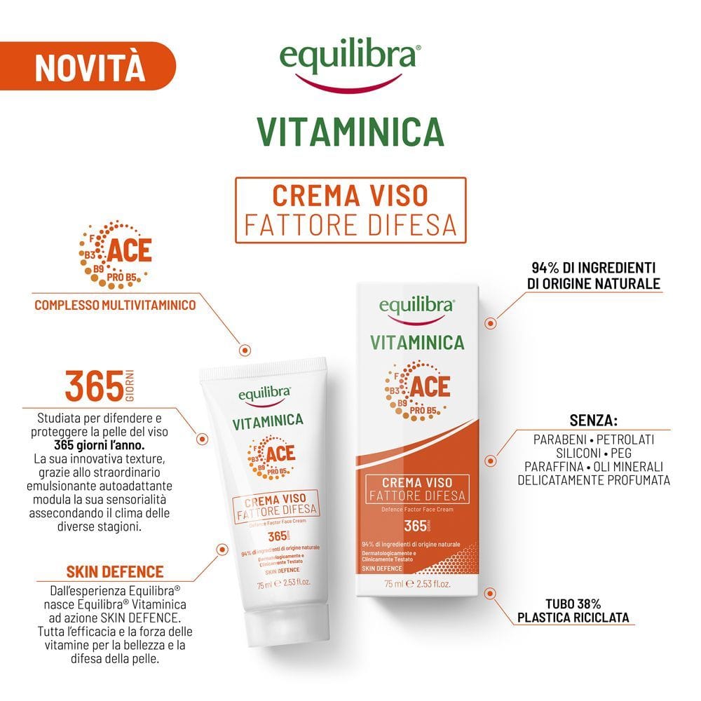 EQUILIBRA VISO VITAMINICA CREMA VISO FATTORE DIFESA 75 ML