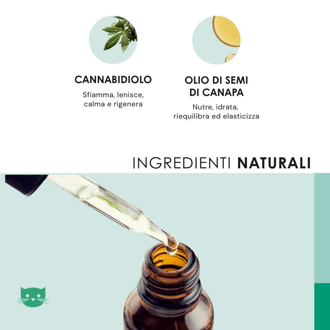 Eusphera CBD OIL CAT - Olio Naturale per Gatti