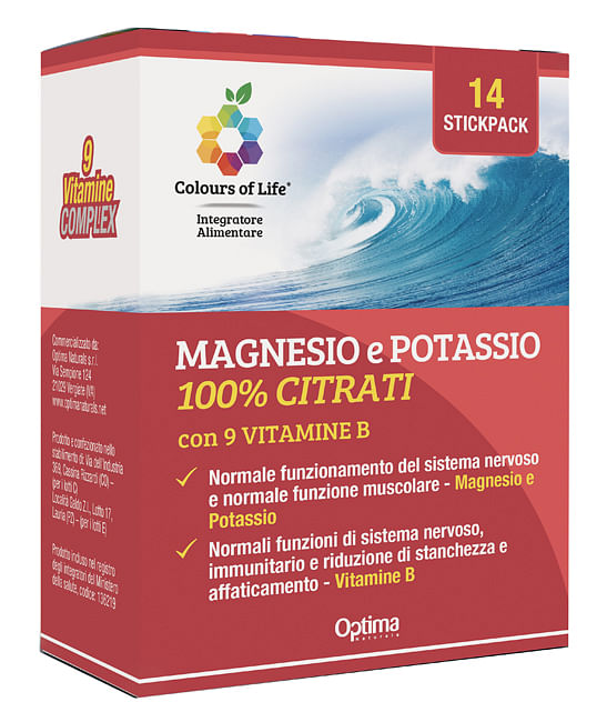 Magnesio Potassio Vit B 14 Stick