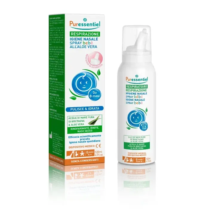 PURESSENTIEL SPRAY IGIENE NASALE BAMBINO ALOE 120 ML