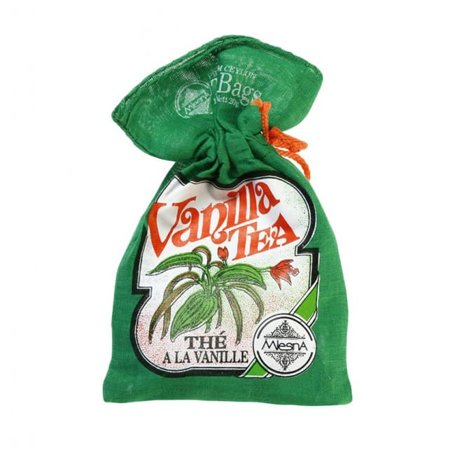MLESNA VANILLA TEA TE' NERO DI CEYLON DI ALTA MONTAGNA 10 FILTRI 20 G
