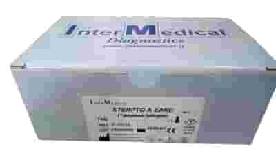 TEST RAPIDO STREPTOCOCCO A INTERMEDICAL DETERMINAZIONE QUALITATIVA ANTIGENE STREPTOCOCCO A IN TAMPONE FARINGEO MEDIANTE IMMUNOCROMATOGRAFIA 10 PEZZI