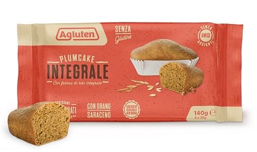 Agluten Plumcake Integrale 4 Pezzi Da 35 G