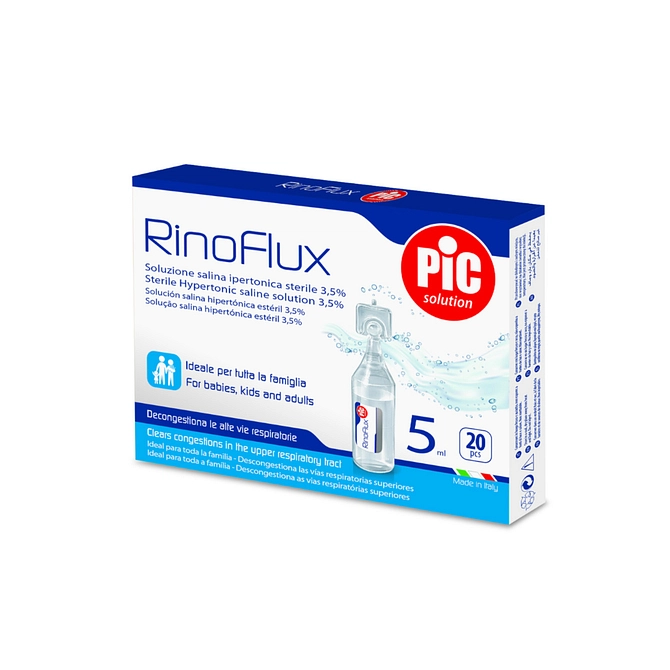 Rinoflux Soluzione Ipertonica Nasale Pic 20 Fiale 5 Ml