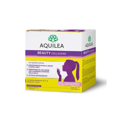 AQUILEA BEAUTY COLLAGEN 30 BUSTINE GUSTO FRAGOLA SENZA GLUTINE SENZA LATTOSIO
