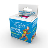 BENDAGGIO ADESIVO ELASTICO ULTIMATE ITALIA KINESIO TOP TAPE FUCSIA 5 CM X 5 M