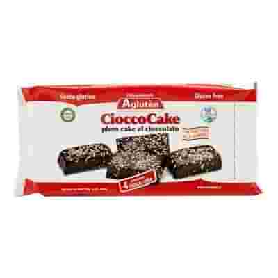 AGLUTEN CHOCOCAKE 4 PLUMCAKE RICOPERTI CON CIOCCOLATO AL LATTE CON FARCITURA ALLA GIANDUIA X 52,5G