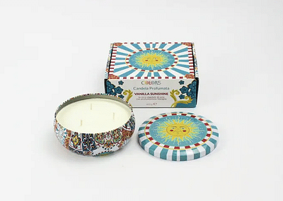COLORS CANDELA GRANDE VANILLA SUNSHINE VANIGLIA