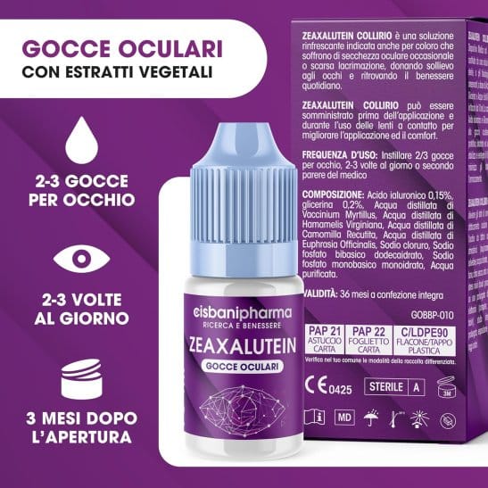 COLLIRIO ZEAXALUTEIN CISBANI PHARMA GOCCE 10 ML