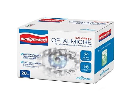 Medipresteril Salviette Oftalmiche 20 Pezzi 1+1 Omaggio