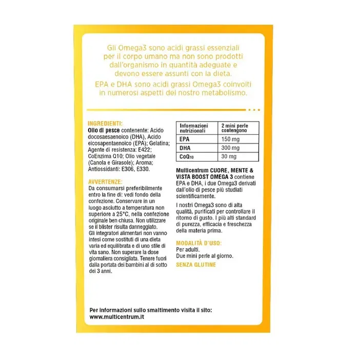 MULTICENTRUM BOOST OMEGA 120 CAPSULE