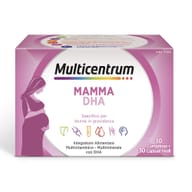 MULTICENTRUM MAMMA DHA 30 COMPRESSE + 30 CAPSULE SENZA GLUTINE E SENZA ZUCCHERI