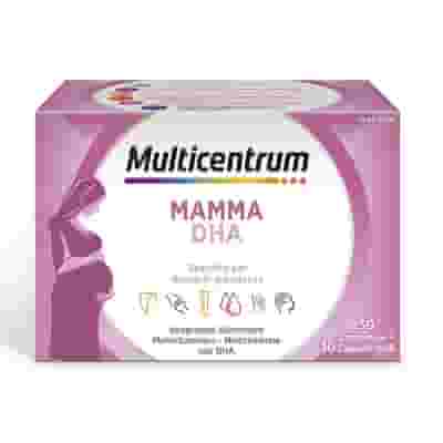 MULTICENTRUM MAMMA DHA 30 COMPRESSE + 30 CAPSULE SENZA GLUTINE E SENZA ZUCCHERI
