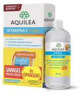 AQUILEA VITAMINA C 14 COMPRESSE EFFERVESCENTI BIPACK + SANIGEL POCKET 100 ML IN OMAGGIO